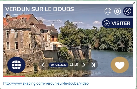 Verdun-sur-le-Doubs - Webcam 